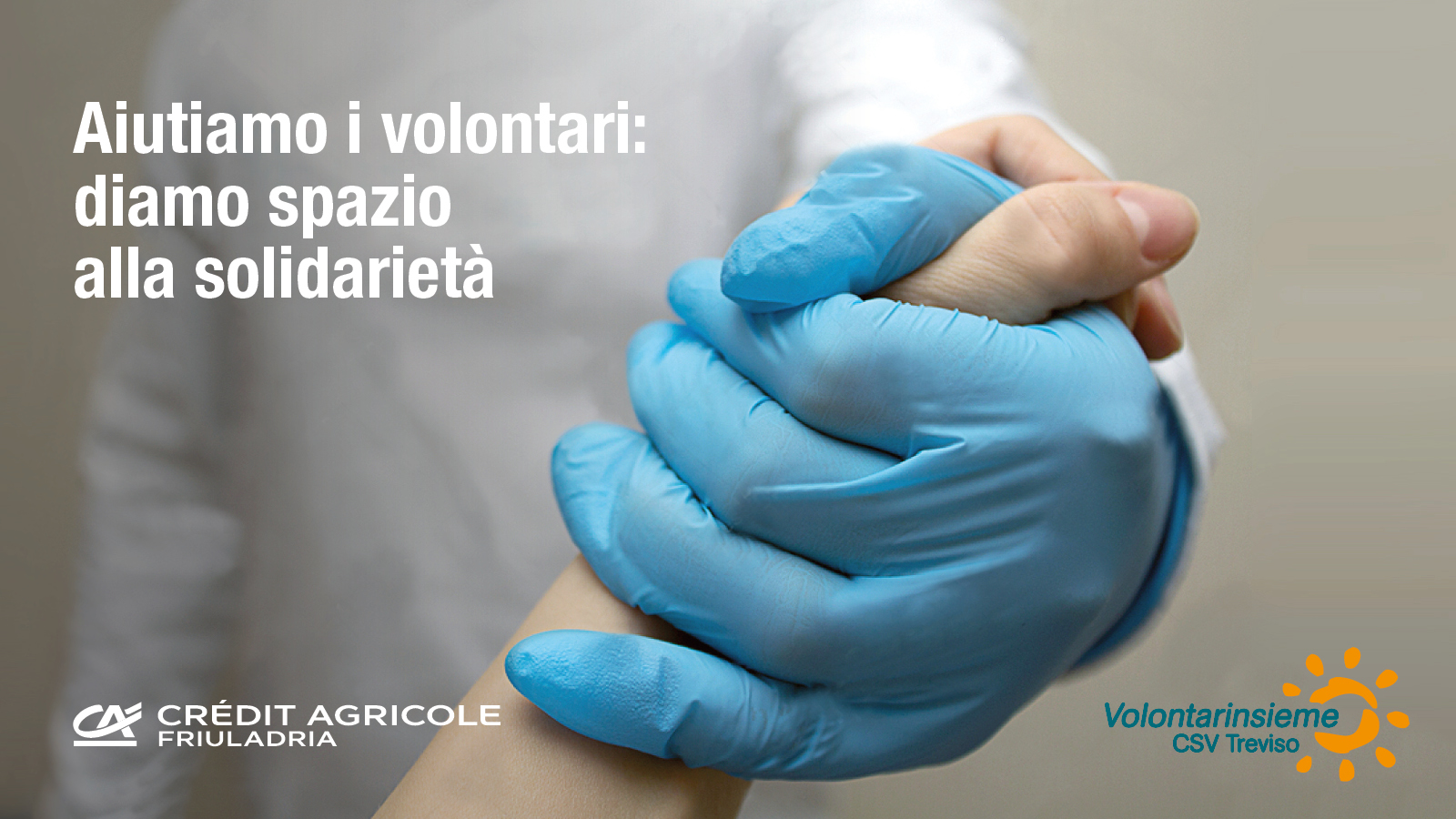 Copertina del progetto Aiutiamo i volontari: diamo spazio alla solidarietà!