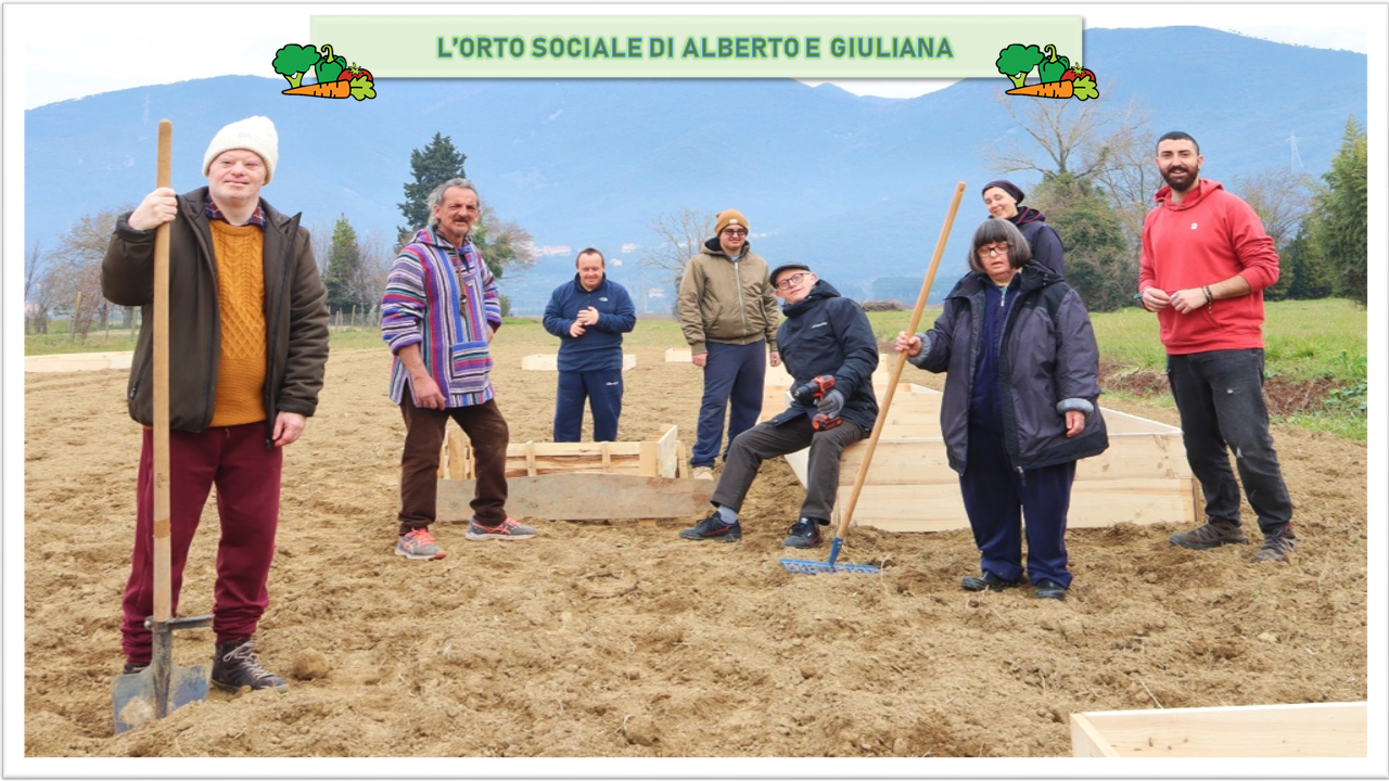 Copertina del progetto L’Orto sociale di Alberto e Giuliana