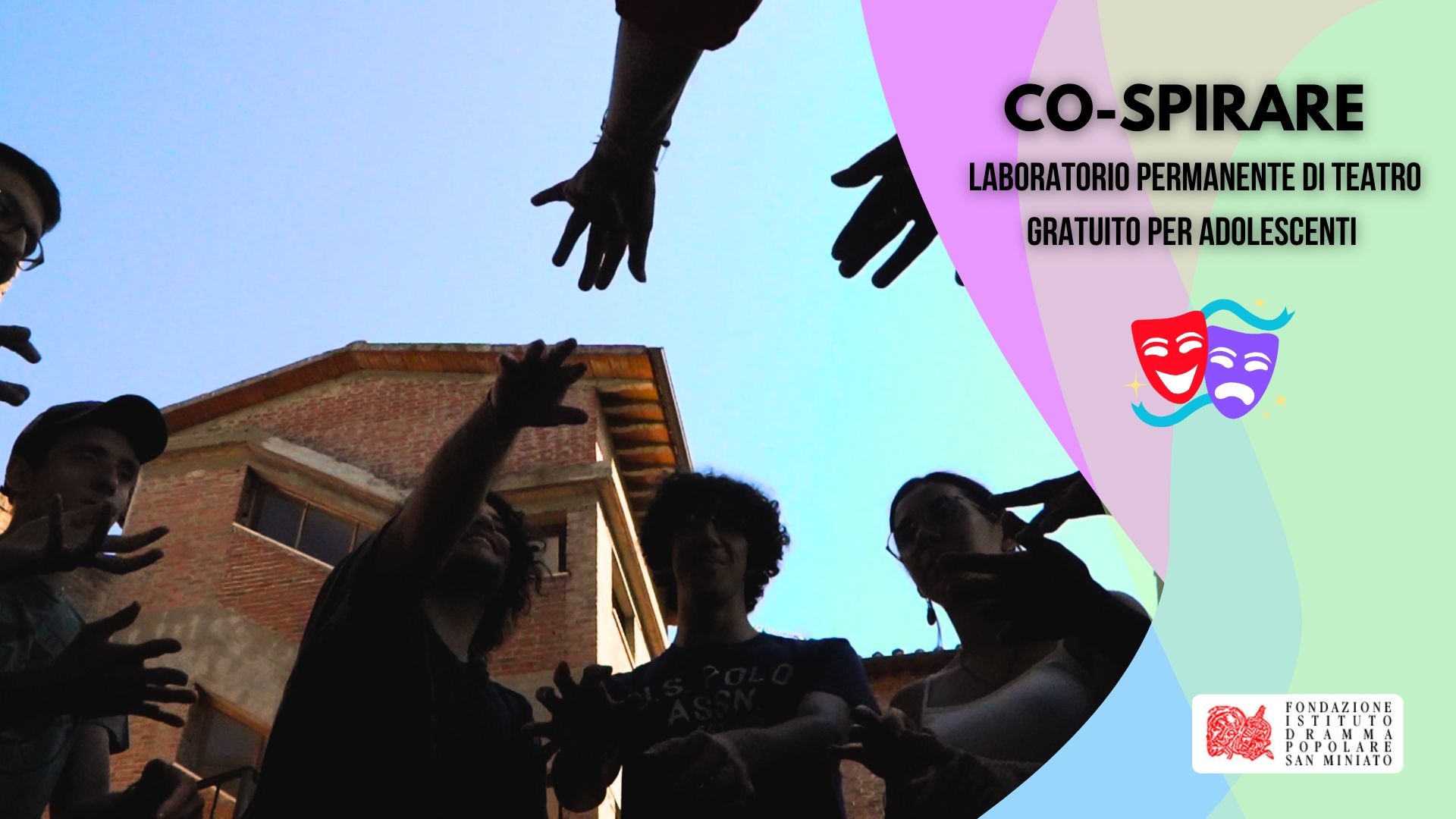 Copertina del progetto CO-SPIRARE: Laboratorio permanente di teatro gratuito per adolescenti